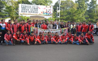 Polres Jakarta Selatan Gandeng Bikers Sambut Pemilu Damai