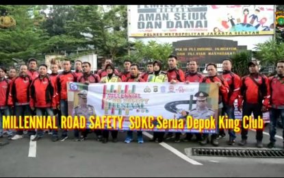 Polres Jakarta Selatan Gandeng Bikers Sambut Pemilu Damai