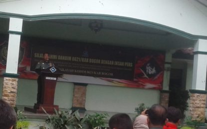 Dandim 0621/Kabupaten Bogor Ajak Jurnalis Jalin Sinergitas