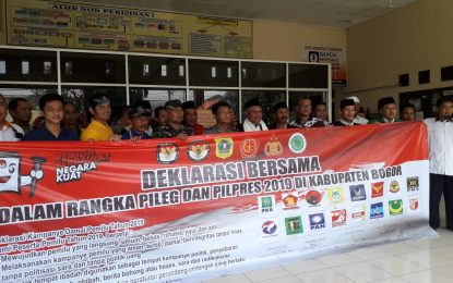 Deklarasi Bersama Demi Pemilu Damai di Ciampea