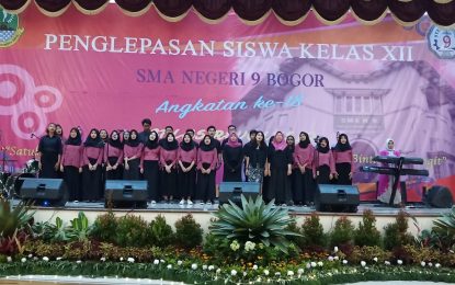 SMAN 9 Kota Bogor Rayakan Kelulusan Siswa Kelas 12