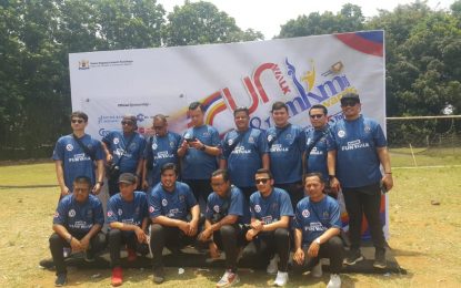 Kadin Gelar Fun Walk dan Bazar UMKM