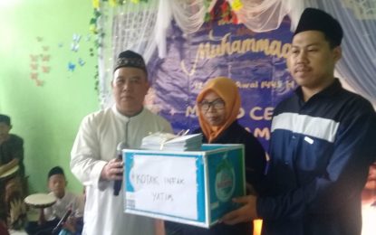 SDN Kotabatu 05 Peringati Maulid Nabi Muhammad SAW dan Santunan Anak Yatim Piatu