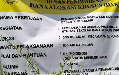 Kepala SDN Curug 01 Larang Wartawan Konfirmasi Komite Sekolah Terkait Borongan Pembangunan Laboratorium Komputer