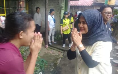 Desy Yanthi Utami, Caleg Partai GOLKAR Dapil Bogor Tengah-Timur Kota Bogor Bersosialisasi Sapa Warga RT 04 RW 10  Kelurahan Kebon Kalapa