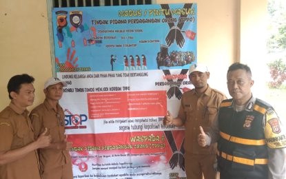 Wilayah Hukum Polsek Tenjo Laksanakan Giat Sambang Kantor Desa Cilaku Beri Himbauan Kamtibmas