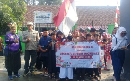 SDN Pagelaran 04 Rayakan HUT RI KE-79 Dengan Mengadakan Kegiatan Pawai dan Beragam Kegiatan Lomba