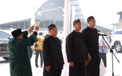 Haris Setiawan Dilantik Menjadi Dirut Perumda Pasar Tohaga