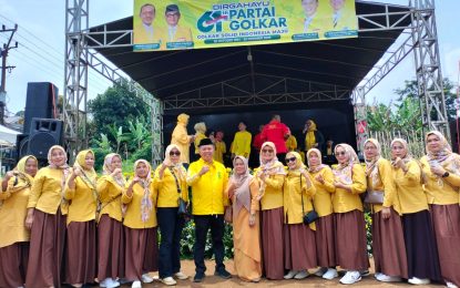 Partai Golkar Rayakan HUT ke 61 Dengan Penuh Kegembiraan