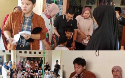 Pangeran Alprince Berikan Santunan kepada Anak Yatim dan Dhuafa di Majelis Taklim Ratu Lela Amrin