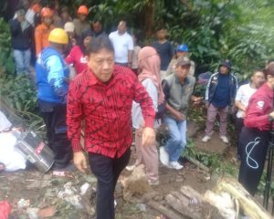 Tinjau Langsung Ke Lokasi Ambruknya Majlis Taklim, Bayu Syahjohan Berikan Dukungan dan Bantuan Kepada Korban