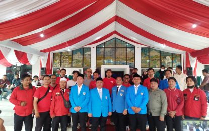 Hari Sumpah Pemuda KNPI Kabupaten Bogor Upacara Bersama Pemkab Bogor dan Serviskan Ojek Online (Ojol)