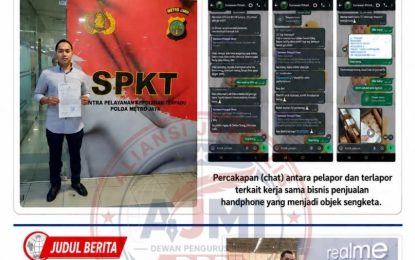 Janji Keuntungan Bisnis Handphone Berujung Laporan Polisi di Polda Metro Jaya
