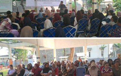 Antusias Warga Semper Barat Tebus Paket Sembako Murah dari PT MBK Ventura
