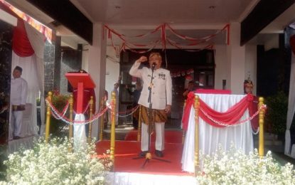 Kecamatan Ciomas Gelar Upacara HUT RI Ke-81 Dengan Khidmat Dan Penuh Semangat