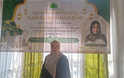 MI Tarbiyatul Athfal Mengelar Acara Peringatan Maulid Nabi Muhammad SAW 1448 H., Dengan Sederhana Namun Khidmat, “Meneladani Akhlak Rasullallah SAW dan Semangat Kemerdekaan Dengan Mewujudkan Generasi Berakhlak Mulia”