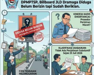 FJP2 Bogor Raya Soroti Kinerja Kadis DPMPTSP, Billboard JLD Dramaga Diduga Belum Berizin tapi Sudah Beriklan